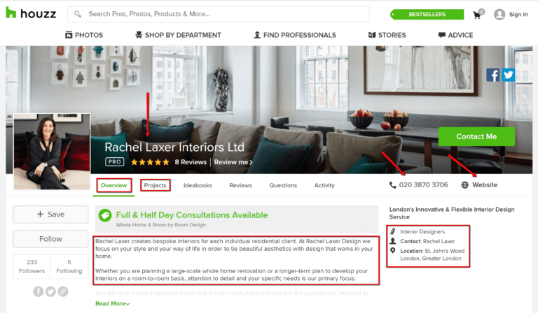 How To Use Houzz For Marketing Your Interior Design Business